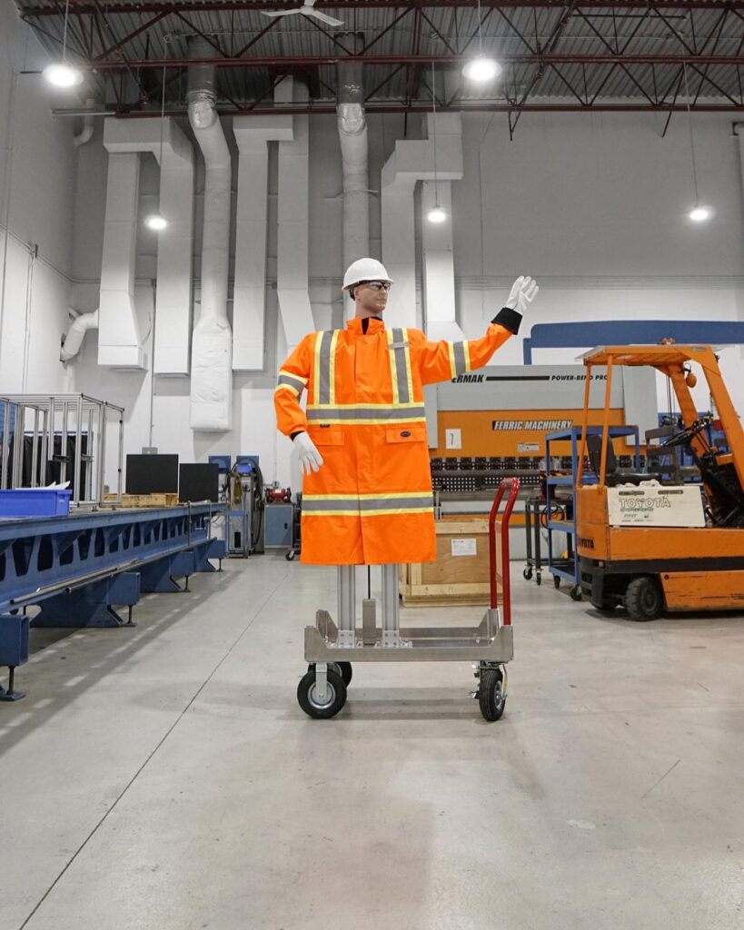 Mantech cone ranger traffic safety guard robot