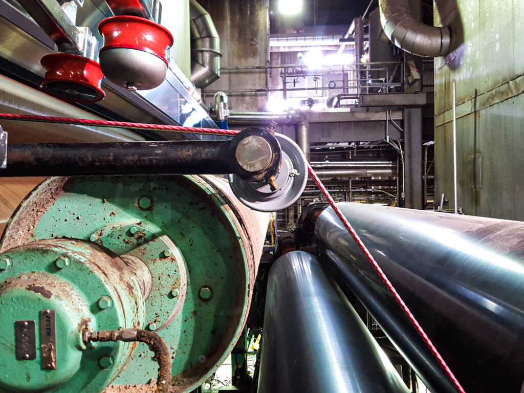 APS rope diverter installed in mill