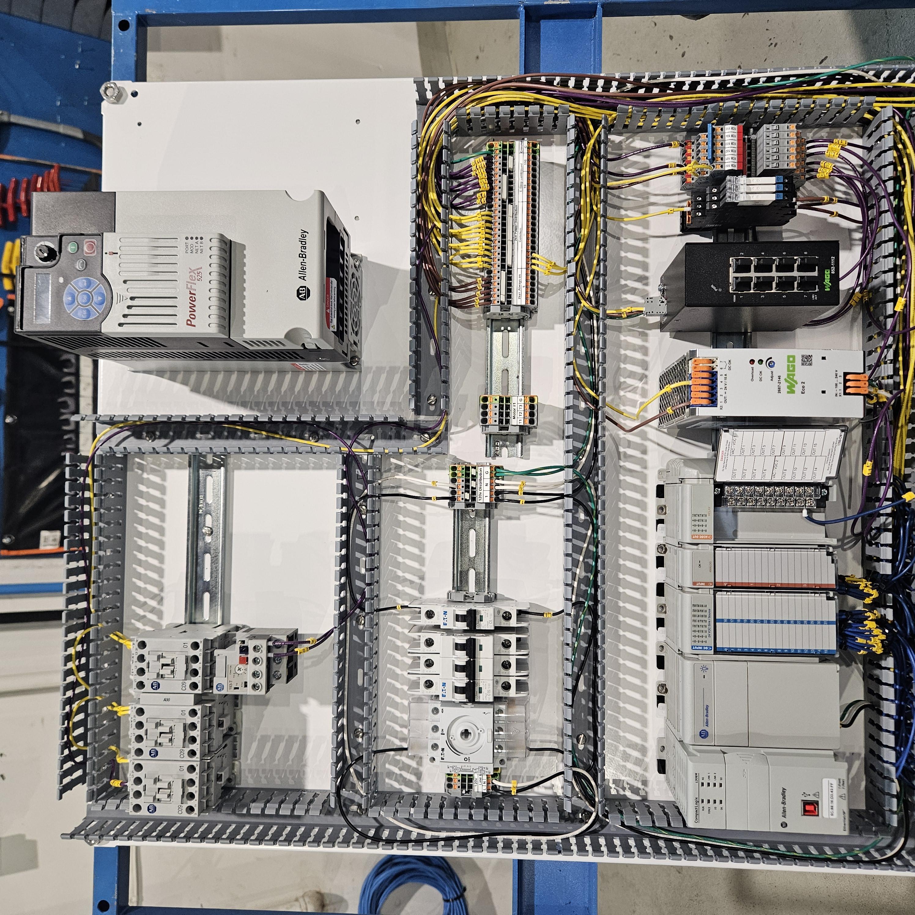 PLC cabinet framework