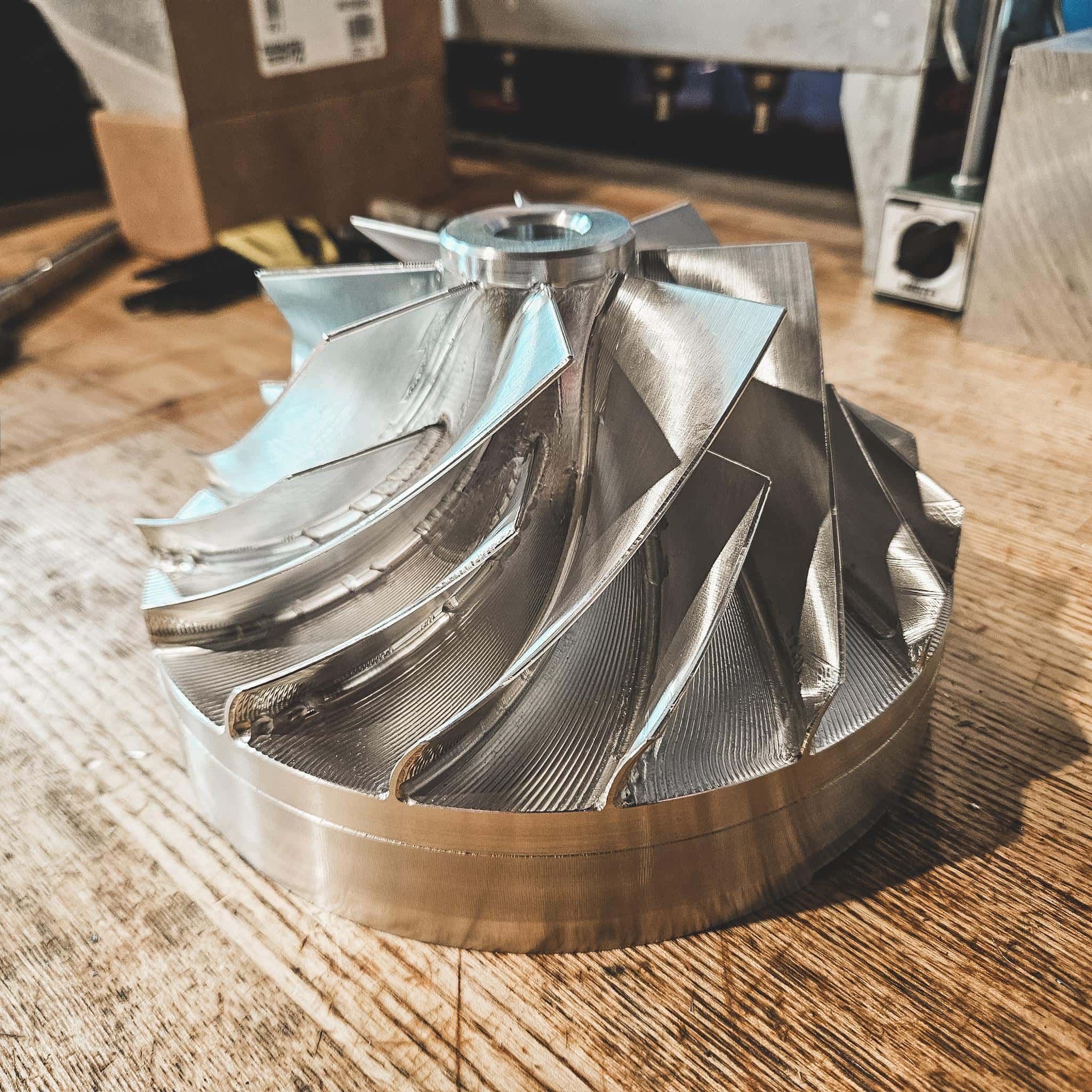 CNC machined impeller