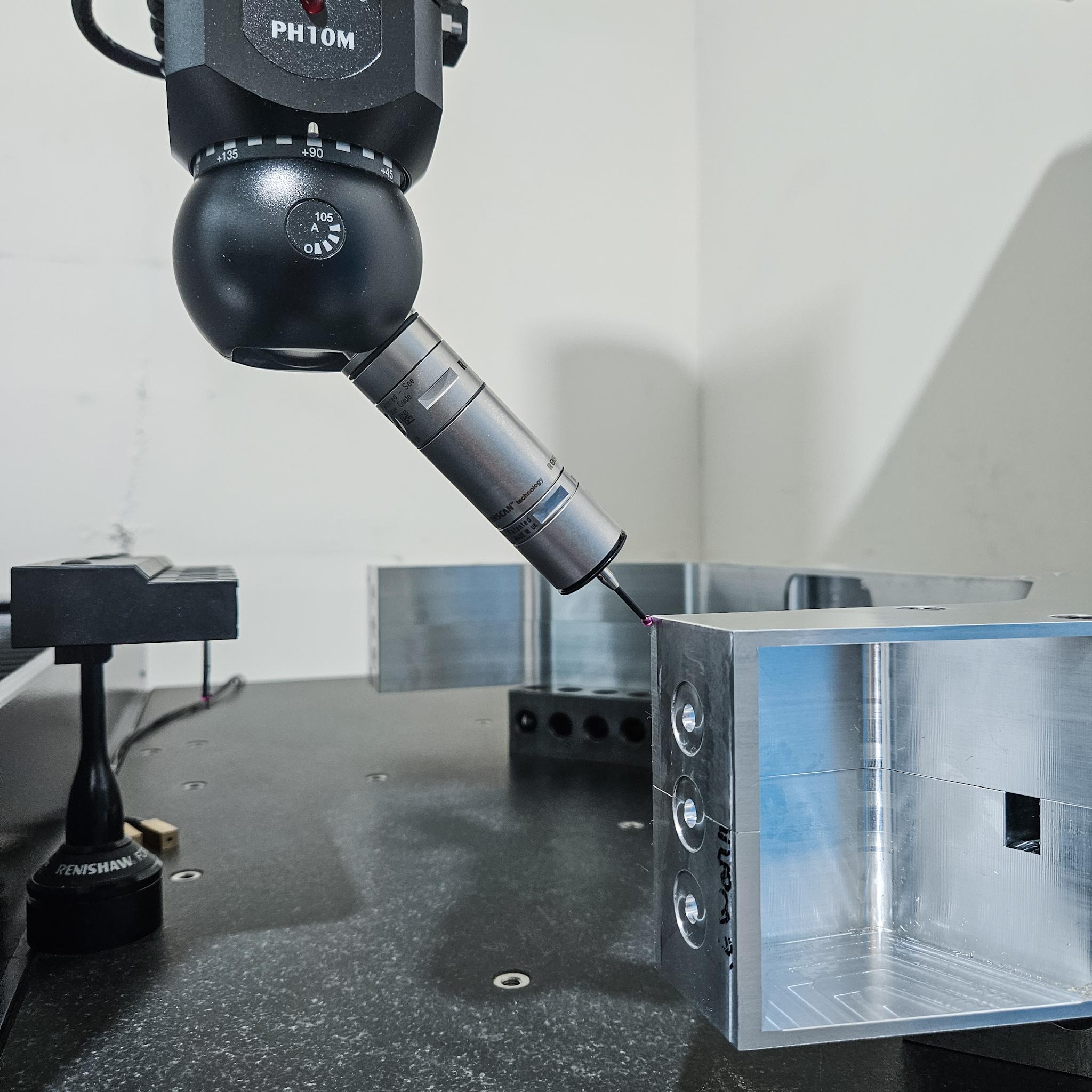 Mitutoyo CMM checking product edges